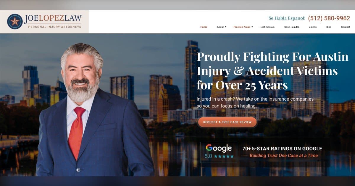 Joe Lopez Law Launches Redesigned Digital Platform to Serve Texas Personal Injury Victims