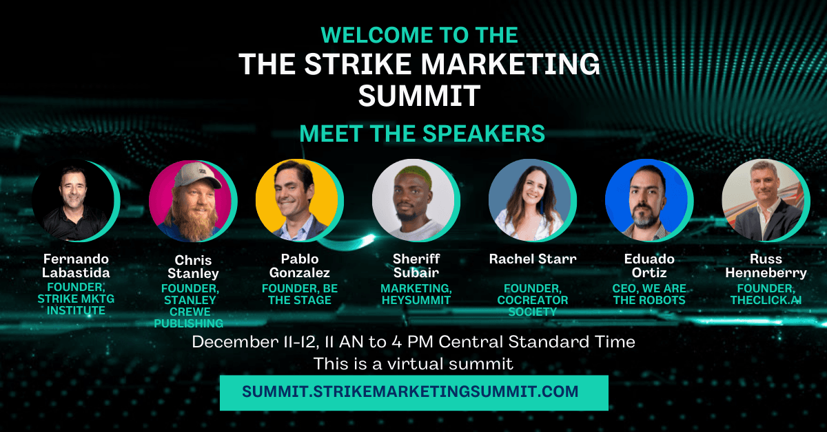 Strike Marketing Summit Launches to Combat AI Content Overload for Texas Entrepreneurs