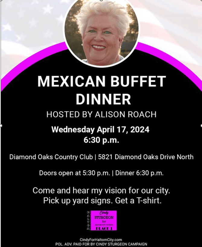 Cindy Sturgeon Receives Endorsement from DFW Conservative Voters Ahead of Haltom City Council Election