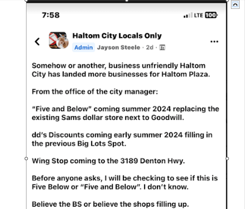 Haltom City Faces Economic Challenges as Business Closures and Population Decline Persist